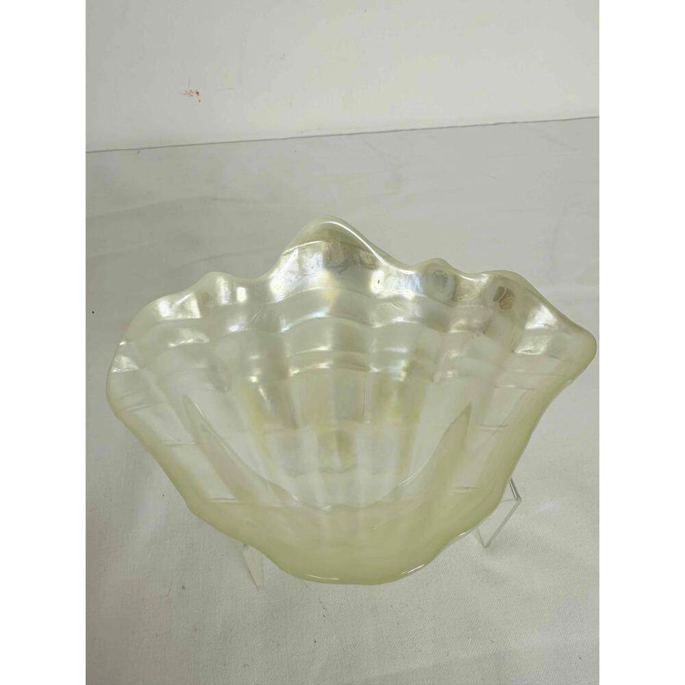 Home Studio Iridescent Decorative Clam Shell Trinket Bowl